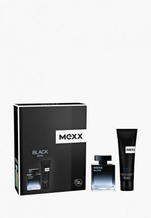 Набор парфюмерный Mexx Black Man Туалетная вода 30 мл + гель для душа 50. Цвет: прозрачный