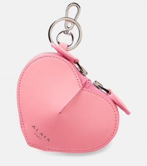 Кожаный кошелек для мелочи Le Cœur Mini , розовый Alaïa