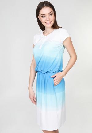 Платье домашнее Melado. Цвет: голубой