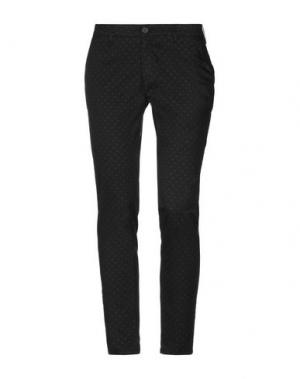 Повседневные брюки IANUX #THINKCOLORED. Цвет: черный