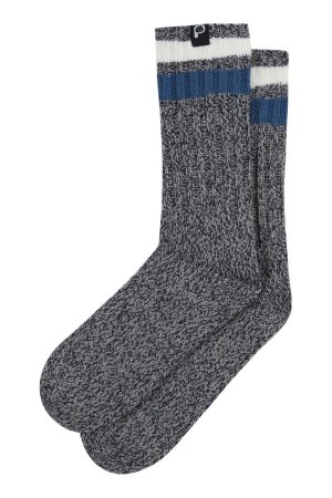 Трекинговые носки с яркими полосками , синий Penfield