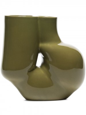 Керамическая ваза W&S Chubby (20 см) HAY. Цвет: зеленый