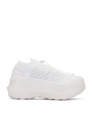 Кроссовки X Salomon Pulsar Platform Shoe, белый Comme des Garçons