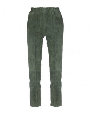Повседневные брюки ENES. Цвет: темно-зеленый