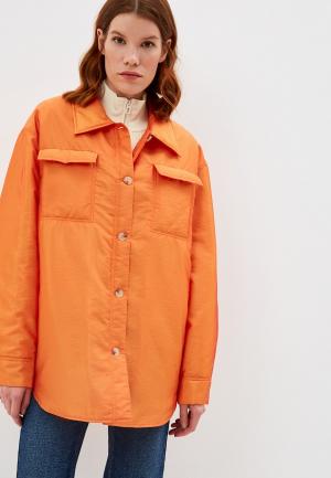 Куртка утепленная Bimba Y Lola. Цвет: оранжевый