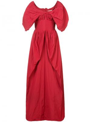 Ruched detail gown Brock Collection. Цвет: красный