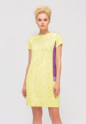 Платье YuliaSway Yulia'Sway. Цвет: желтый