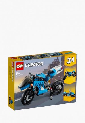 Конструктор Creator LEGO 31114, Superbike, 236 деталей. Цвет: синий