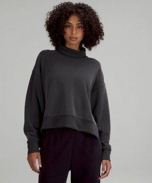Пуловер Softstreme с высоким воротником , черный Lululemon