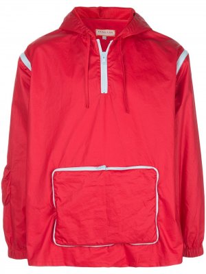 Half-zip hooded jacket FUNG LAN AND CO.. Цвет: красный