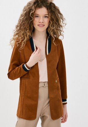 Куртка Rinascimento. Цвет: коричневый