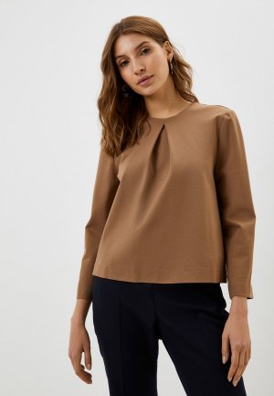 Блуза Please. Цвет: коричневый