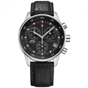 Часы Swiss military SM30052.03 BY CHRONO. Цвет: черный