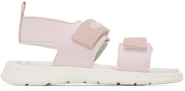 Детские розовые сандалии на липучке Бледно-розовый Kenzo