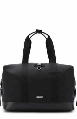 Текстильная дорожная сумка Saint Laurent. Цвет: черный