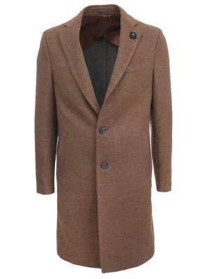 Классическое пальто из шерсти LARDINI