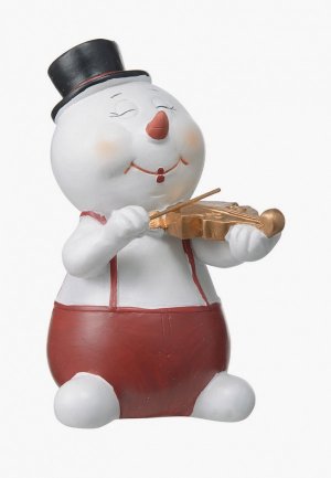 Фигурка декоративная Decogallery Снеговик. Цвет: белый