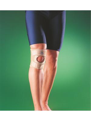 Бандаж на коленный сустав мягкий, с кольцом, укороченный, 1124, ОРРО OppO Medical Inc.. Цвет: бежевый