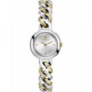 Наручные часы Ladies Jewelry WW00019010L4, серебряный, золотой FURLA. Цвет: серебристый