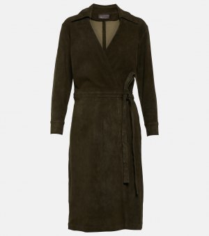 Замшевое мини-платье Ross, коричневый STOULS