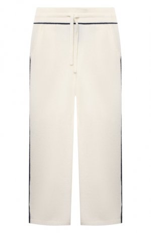 Кашемировые брюки Loro Piana. Цвет: белый