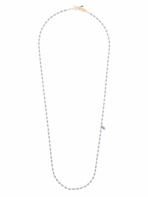 Эмалированная цепочка на шею Isabel Marant. Цвет: фиолетовый