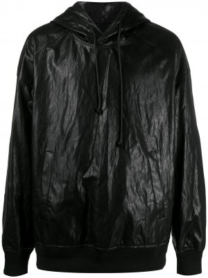 Wrinkle-effect hoodie Juun.J. Цвет: черный