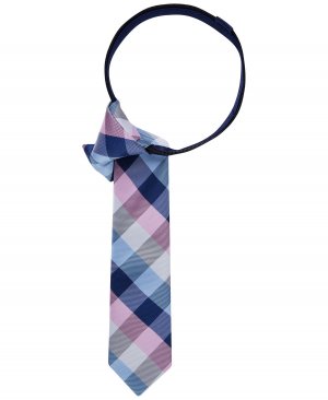 Универсальный галстук с застежкой-молнией в сетку буйвола для больших мальчиков Tommy Hilfiger