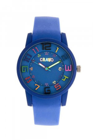 Часы унисекс Festival с датой , фиолетовый Crayo