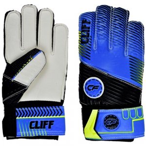 Вратарские перчатки , размер 8, синий Cliff. Цвет: черный/белый/синий
