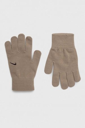 Вязаные перчатки Swoosh , бежевый Nike