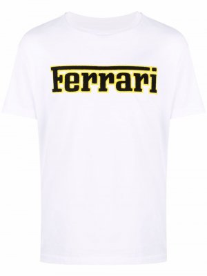 Logo print T-shirt Ferrari. Цвет: белый