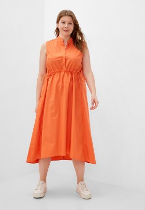 Платье Le Monique. Цвет: оранжевый