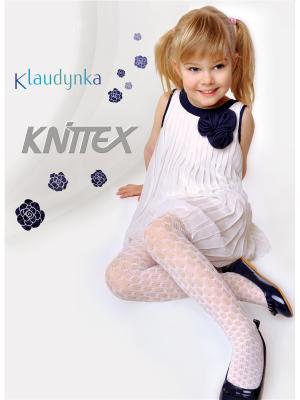 Колготки для девочки Knittex Klaudynka. Цвет: белый