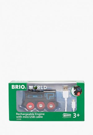 Игрушка интерактивная Brio Подзаряжаемый ретро-паровоз. Цвет: разноцветный