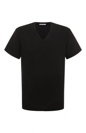 Хлопковая футболка James Perse. Цвет: чёрный