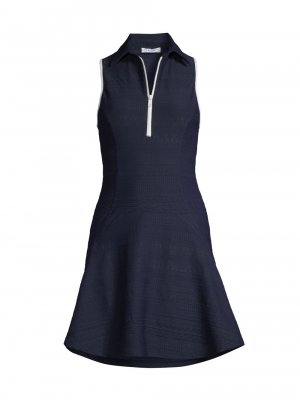 Платье трапециевидной формы с молнией спереди для гольфа и тенниса L'Etoile Sport, белый L'Etoile Sport