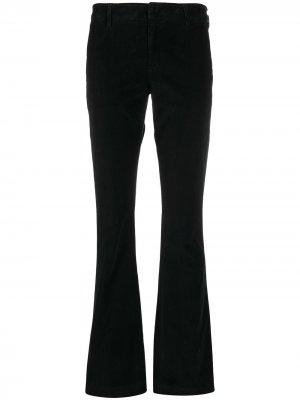 Бархатные расклешенные брюки Dondup. Цвет: черный