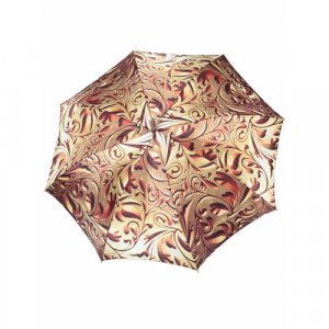 Зонт-трость , мультиколор ZEST. Цвет: бежевый/коричневый/золотистый