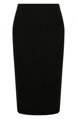 Кашемировая юбка Tegin. Цвет: чёрный