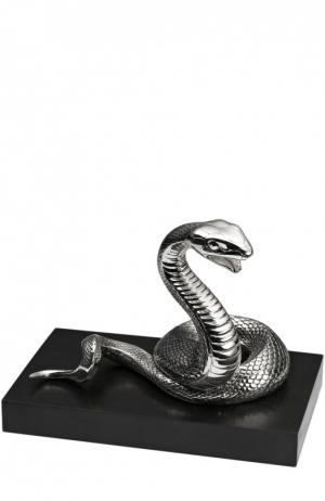 Статуэтка Zodiac Snake Christofle. Цвет: бесцветный