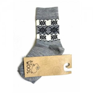Носки детские , merino, размер 31-34 Airwool. Цвет: серый