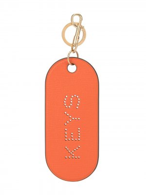 Брелок Keys Anya Hindmarch. Цвет: оранжевый