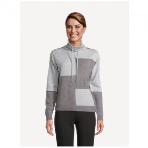 Пуловер женский, BETTY BARCLAY, модель: 5567/2669, цвет: серый, размер: 42 Barclay. Цвет: серый/коричневый