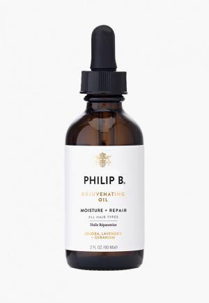 Масло для волос Philip B. Rejuvenating Oil, 60 мл. Цвет: прозрачный