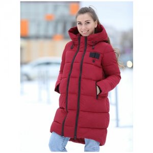 Куртка зимняя, размер 50, красный ФЭСТ. Цвет: красный