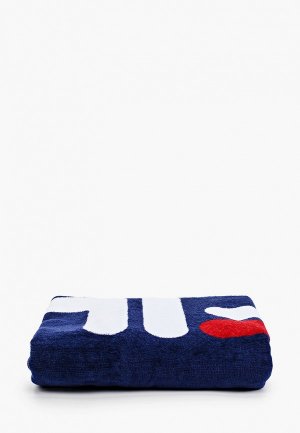 Полотенце Fila Terry towel. Цвет: синий
