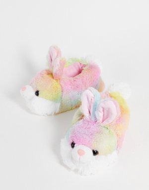 Разноцветные слиперы в форме кроликов -Разноцветный Loungeable