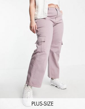 Сиреневые мешковатые брюки в стиле 90-х Plus Carpenter Urban Bliss