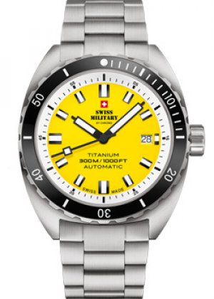 Швейцарские наручные мужские часы SMA34100.05. Коллекция Titanium 300 Swiss Military